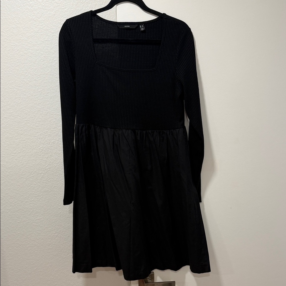 Vero Moda Black Long Sleeve Dress